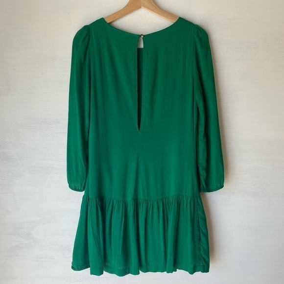 *Not for Sale* Anthropologie Meadow Rue Green Peasant Dress Size: 4 - Picture 4 of 6